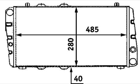 Mahle CR 453 000S Engine Radiator, for Vehicles, photo 2
