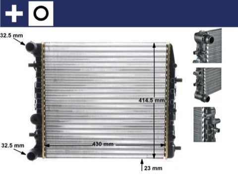 Mahle CR 454 000S Engine Radiator, for Vehicles, photo 2