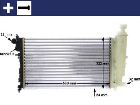 Mahle CR 468 000S Engine Radiator, for Vehicles, photo 2