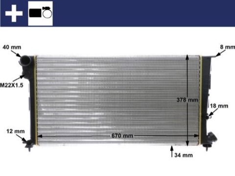 Mahle CR 471 000S Engine Radiator, for Vehicles, photo 2