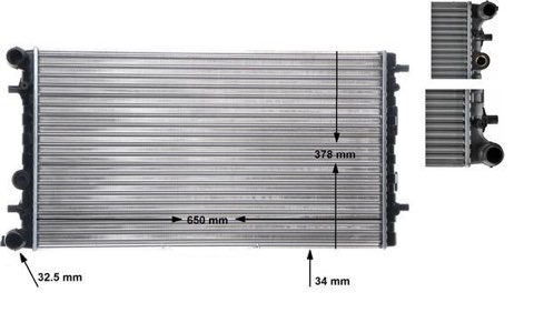 Mahle CR 477 001S Engine Radiator, photo 2