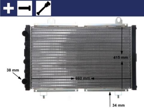 Mahle CR 499 000S Engine Radiator, for Vehicles, photo 2