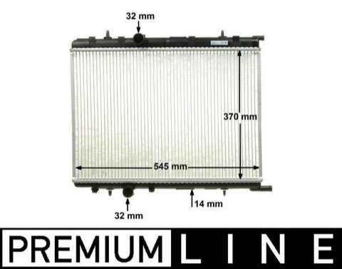 Mahle CR 515 000P Engine Radiator, photo 2
