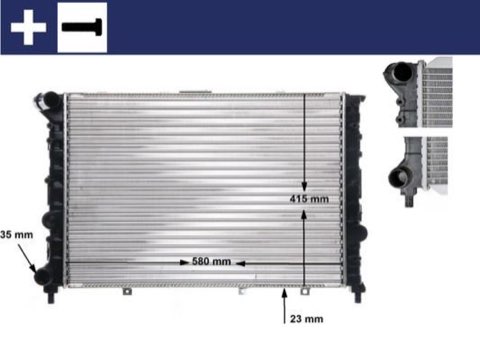 Mahle CR 521 000S Engine Radiator, for Vehicles, photo 2