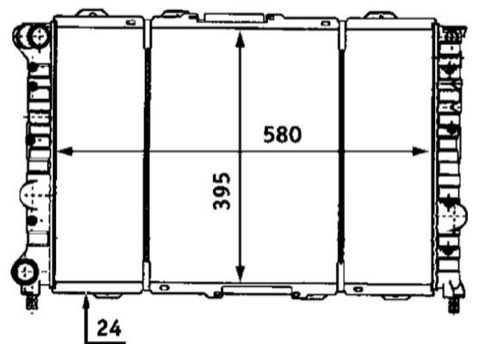 Mahle CR 521 000S Engine Radiator, for Vehicles, photo 3