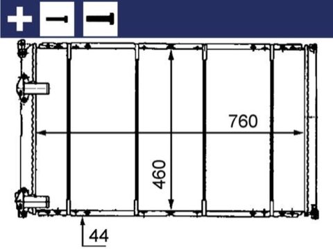 Mahle CR 526 000S Engine Radiator, photo 2