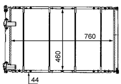 Mahle CR 526 000S Engine Radiator, photo 3