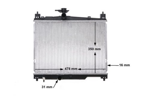 Mahle CR 539 000S Engine Radiator, photo 3