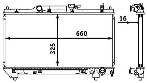 Mahle CR 544 000S Engine Radiator