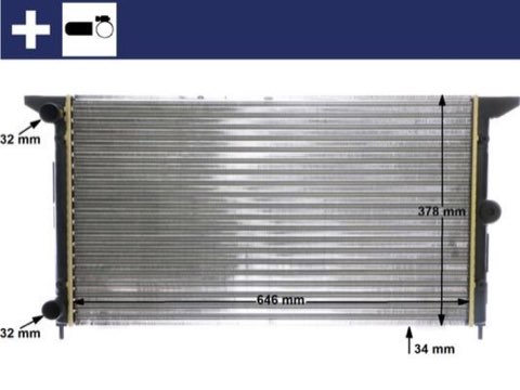 Mahle CR 607 000S Engine Radiator, photo 2
