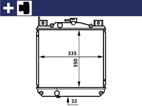 Mahle CR 655 000S Engine Radiator, photo 2