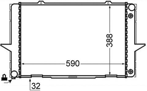 Mahle CR 762 000S Engine Radiator, photo 2