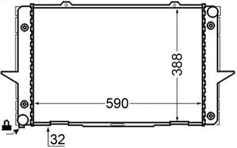 Mahle CR 764 000S Engine Radiator, photo 3