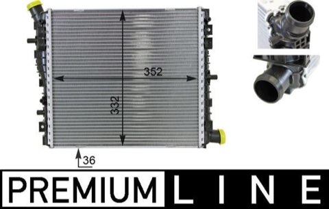 Mahle CR 78 000P Engine Radiator