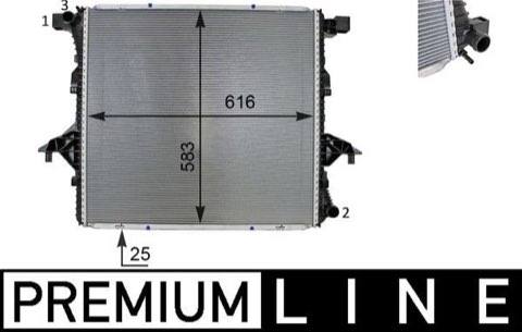 Mahle CR 81 000P Engine Radiator