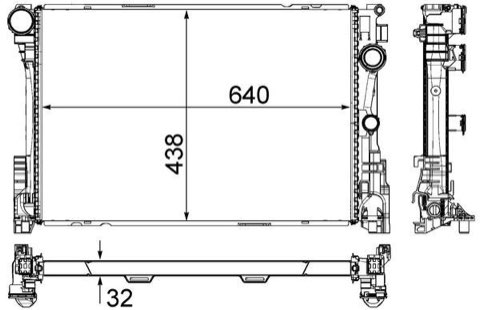 Mahle CR 83 000P Engine Radiator, photo 2