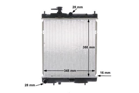 Mahle CR 844 000S Engine Radiator, photo 3