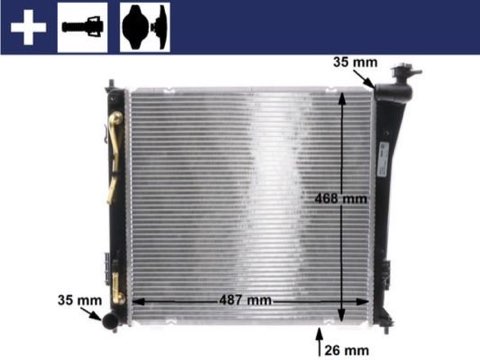 Mahle CR 847 000S Engine Radiator, photo 2