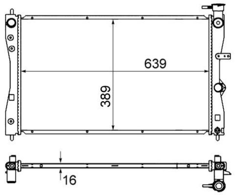 Mahle CR 858 000S Engine Radiator, photo 2