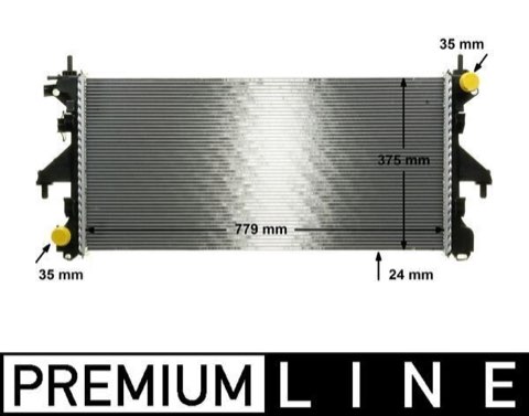 Mahle CR 881 000P Engine Radiator, photo 2