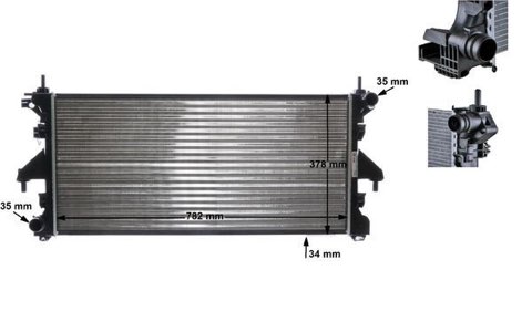 Mahle CR 886 000S Engine Radiator, photo 2