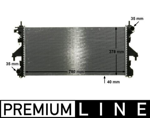 Mahle CR 887 000P Engine Radiator, for Vehicles, photo 2