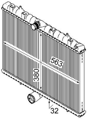Mahle CR 889 000S Engine Radiator, photo 3