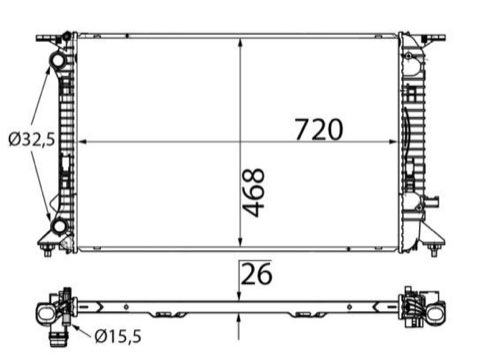 Mahle CR 905 000S Engine Radiator