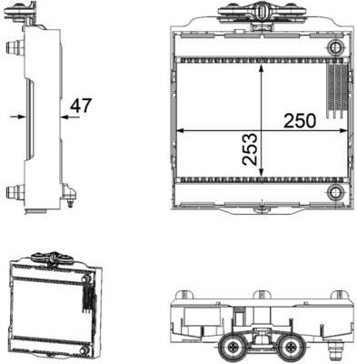 Mahle CR 923 000P Engine Radiator, photo 2