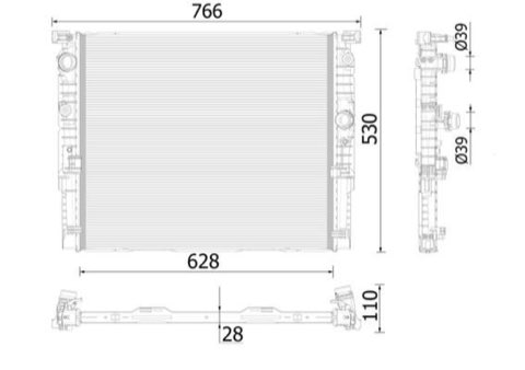 Mahle CR 938 000P Engine Radiator, photo 2