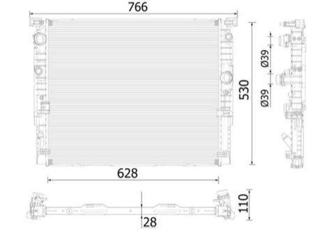 Mahle CR 939 000P Engine Radiator