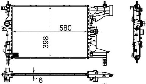 Mahle CR 945 000S Engine Radiator, photo 2