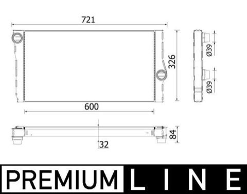 Mahle CR 957 000P Engine Radiator