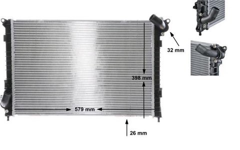 Mahle CR 984 000S Engine Radiator, for Vehicles, photo 2