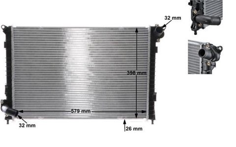 Mahle CR 985 000S Engine Radiator, for Vehicles, photo 2