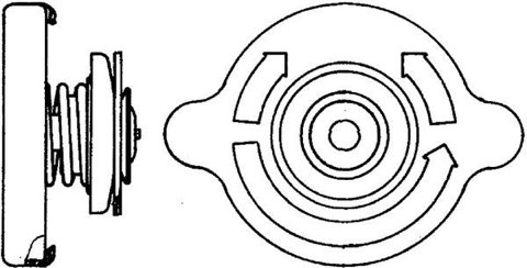 Mahle CRB 17 000P Radiator Cap, photo 3
