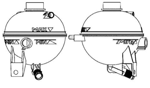 Mahle CRT 13 000S Coolant Expansion Tank