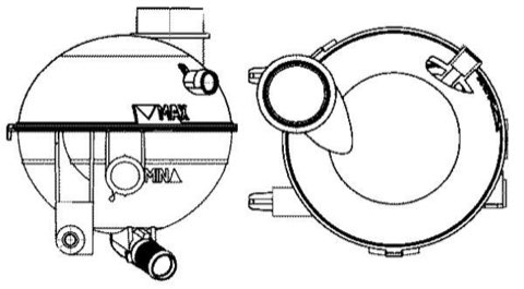 Mahle CRT 14 000S Coolant Expansion Tank