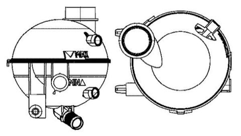 Mahle CRT 18 000S Coolant Expansion Tank