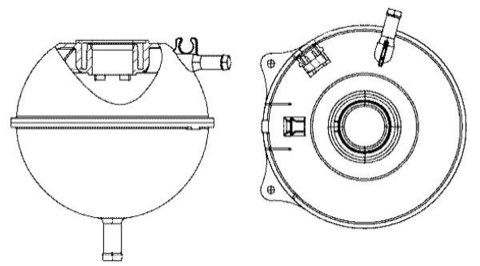 Mahle CRT 23 000S Coolant Expansion Tank