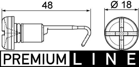 Mahle CRX 49 000P Bolt, Radiator Cap, photo 2