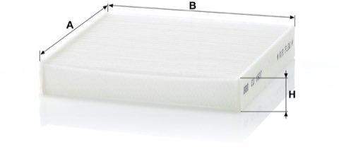 Mann-Filter CU 1827 Pollen Filter