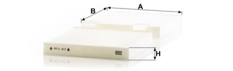 Mann-Filter CU 19 004 Pollen Filter