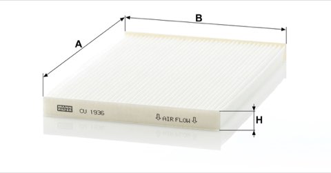 Mann-Filter CU 1936 Pollen Filter, photo 2