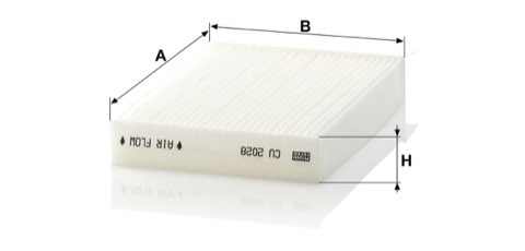 Mann-Filter CU 2028 Pollen Filter, photo 2