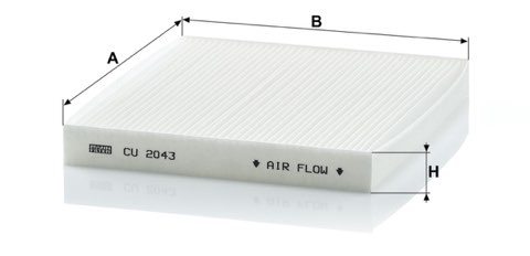 Mann-Filter CU 2043 Pollen Filter, photo 2