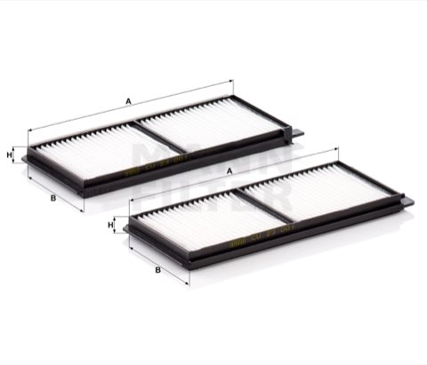 Mann-Filter CU 23 001-2 Pollen Filter, photo 3