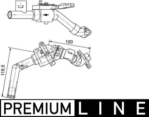 Mahle CV 8 000P Heater Control Valve, photo 2