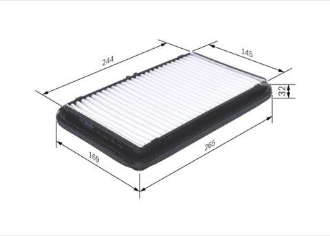 Bosch F 026 400 001 Air Filter, photo 2