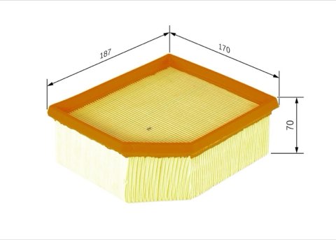 Bosch F 026 400 023 Air Filter, photo 2